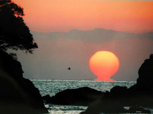 だるま夕日